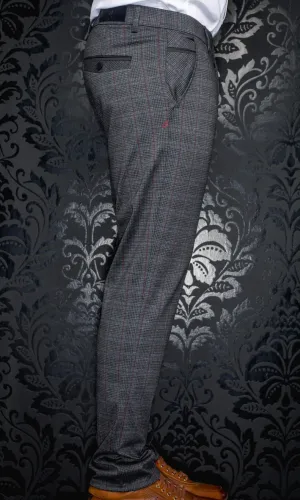 Au Noir Pants Beretta Taylor, Dark Grey Multi