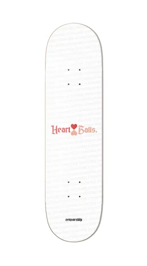 Censorship Heart & Balls 8.2 Skateboard Deck- Tabla