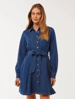 Colette Denim Shirt Dress