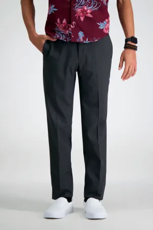 HAGGAR JMH PREMIUM SLIM DRESS PANT- BLACK & CHARCOAL