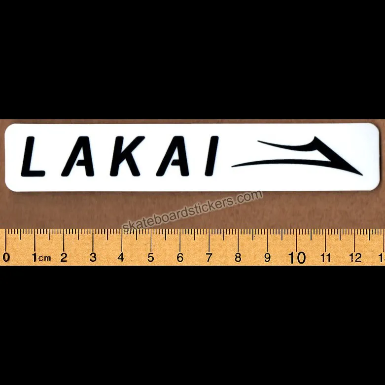 Lakai Skate Shoes Skateboard Sticker - Medium Bar