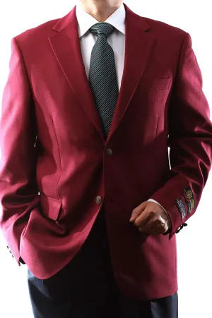 "Alberto" Men's Burgundy Blazer