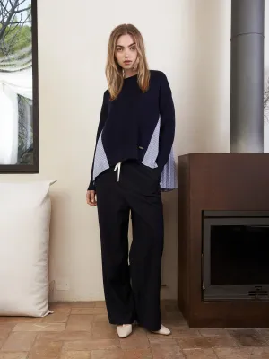 ROMA TROUSERS NAVY