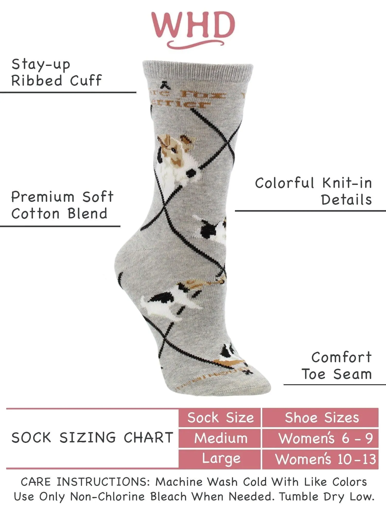 Wire Fox Terrier Socks Perfect Dog Lovers Gift