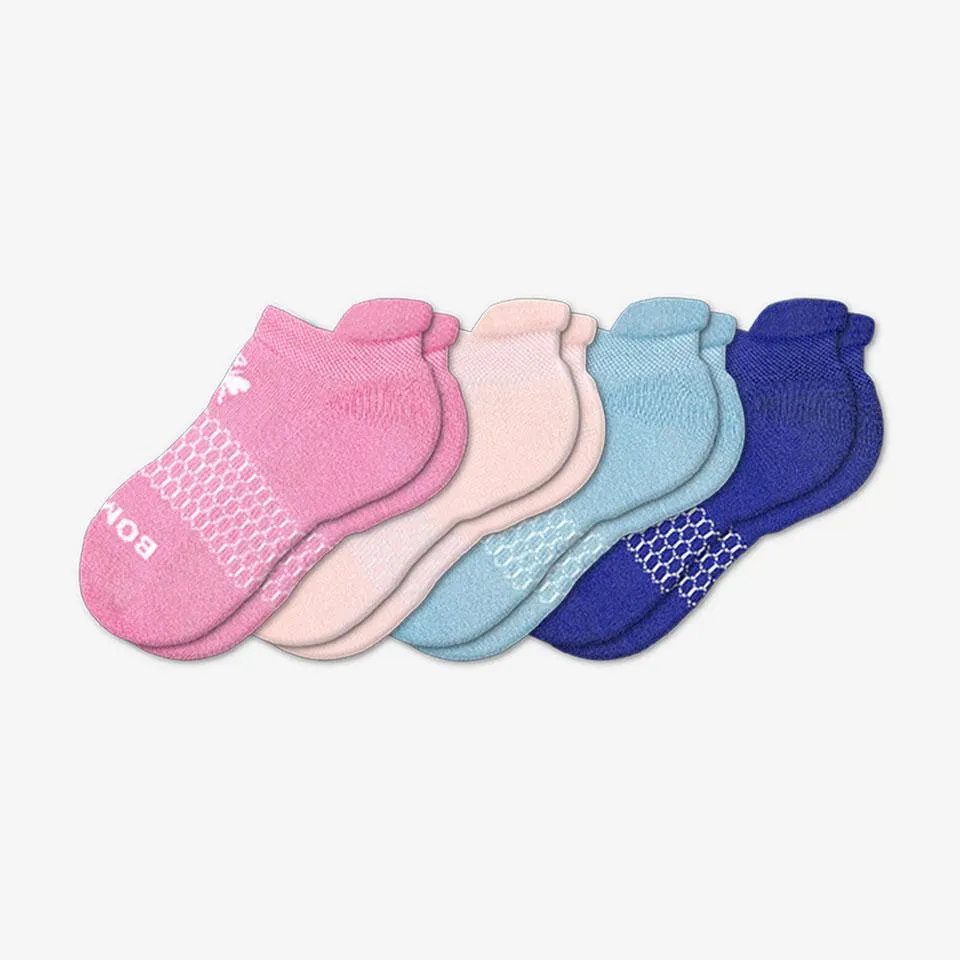 Youth Solids Ankle Sock 4-Pack