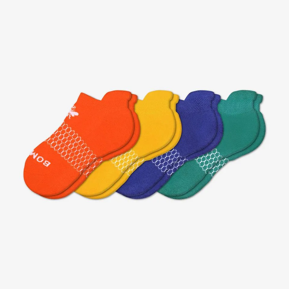 Youth Solids Ankle Sock 4-Pack