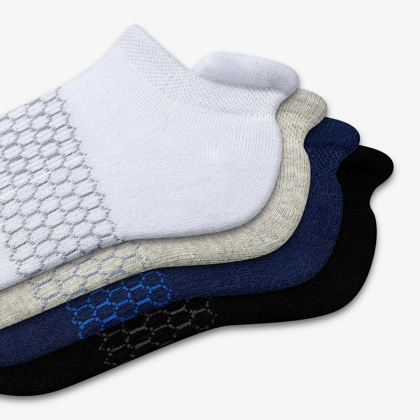 Youth Solids Ankle Sock 4-Pack