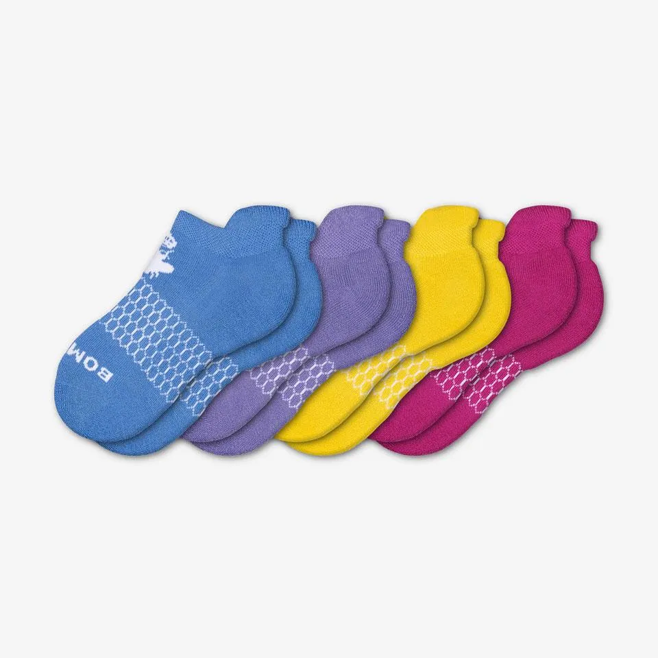 Youth Solids Ankle Sock 4-Pack